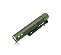 OLIGHT I3T 2 EOS Mini Torcia LED 200 Lumen 62m Range, Piccola Torcia Portachiavi con Interruttore di Shiusura, Luce Portatile Impermeabile IPX8, per il Campeggio all'aperto (Verde)