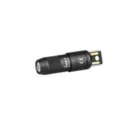 OLIGHT imini - Torcia ricaricabile con 2 portachiavi, piccola, colore: nero | 50 lumen, base magnetica, presa USB integrata, ad alte prestazioni, torcia a LED compatta, per il trasporto quotidiano