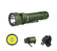 OLIGHT Javelot Professionale Torcia LED Ricaricabile 1350 lm Flashlight Piccola portabile Lunga Portata 730m, Luce Elettrico Alta potenza per Campeggio Caccia, Illuminazione Notturna (Verde)