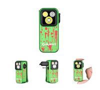 OLIGHT Oclip Pro 500 Lumens 3 Fonti di Luce Clip on Torch, Lampada EDC Ricaricabile USB-C con Base Magnetica, Torcia LED Compatta per Lavoro, Ciclismo, Corsa e Avviso di Sicurezza (Verde Zombie)