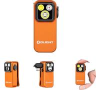 OLIGHT Oclip Pro Luce di Emergenza a Clip Mini Torcia 500LM IPX6 Compatto e Leggero Tre Sorgenti Luminose per l'Illuminazione Quotidiana e le Luci di Segnalazione di Sicurezza (Arancione)