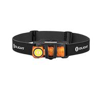 OLIGHT Perun 2 mini Lampada Frontale LED 1100 Lumen Torcia Elettrica Ricaricabile 5 Livelli di luminosità, Regolabile a 180° per Corsa, Jogging, Campeggio, le segnalazioni di emergenza (Arancione)