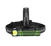 OLIGHT Perun 3 Lampada Frontale Multifunzionale Professionale LED Ricaricabile 3000 LM Torcia da Testa Impermeabile per Lavoro Esterno e Attività all'Aperto Pesca Corsa Campeggio (Verde)