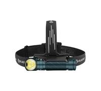 OLIGHT Perun 3 Torcia Frontale LED Ricaricabile 3000 Lumens 20 Giorni Max | 7 Modalità LED Bianca&Rossa Dimmerabile, Lampada Frontale Impermeabile IP68,160 Metro,Torcia da Testa Professionale,Arancione