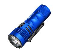 Olight Seeker 4 Mini Torcia a Doppio LED Blu (Luce Bianca Fredda & Luce UV)