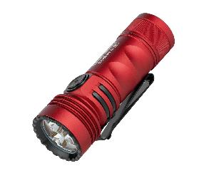 Olight Seeker 4 Mini Torcia a Doppio LED Rossa (Luce Bianca Fredda & Luce UV)
