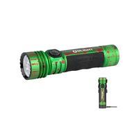 OLIGHT Seeker 4 Pro Torcia LED Ricaricabile ad Alta Potenza da 4600 Lumen con Fondina Automatica, Due Opzioni di Ricarica per Escursioni, Campeggi Esterno e Usi di Emergenza(Verde Zombie)