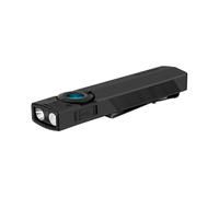 OLIGHT ArkPro 1.500 Lumen Torcia Piatta con Luce Diffusa Pura, Concentrata, UV e Verde, con Due Opzioni di Ricarica, per Attività All'aperto, Rilevamento e Indicazione (Nero)