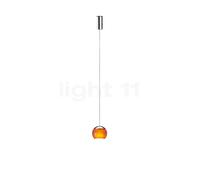 Oligo Balino Lampada a sospensione 1 fuoco LED, cromo/arancione
