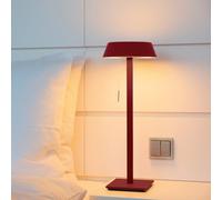 Oligo Glance Lampada da tavolo LED, rosso opaco