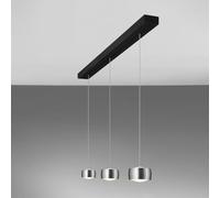 OLIGO Grace lampada a sospensione, LED 3 luci con regolazione dell’altezza invisibile, 63-506-44-23+62-506-20-23+G42-931-51-12#3, Grace [Lampade per Interni > Lampade a Sospensione]