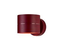 Oligo Tudor Lampada da parete LED, rosso opaco