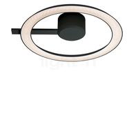 Oligo Yano Lampada da soffitto/parete LED, nero/nero - ø40 cm - diretto