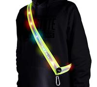 OLIKER LED Night Running Gear High Visibility LED Lampeggiante Sash Outdoor Running Ciclismo Escursioni Jogging Ricaricabile Illuminante Gear per Uomini e Donne Notte Sicurezza Walking Gear (Verde
