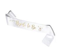 OLILLY Sciarpa Bianca Bride to Be per la Futura Sposa (Bianco)