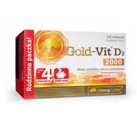 OLIMP GOLD-VIT D3 2000 120 compresse vitamina D3 immunità ossea 120 porzioni