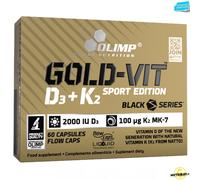 Olimp Gold-Vit D3 + K2 Sport Edition - 60 caps Vitamine per ossa e muscoli