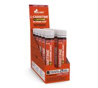 Olimp L-Carnitina + Caffeina Extreme Shot 10x25ml Arancia Ciliegia 250ml Energia