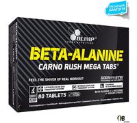 Olimp Mega Carno Rush 80 cpr. Beta Alanina con L-Istidina e b6