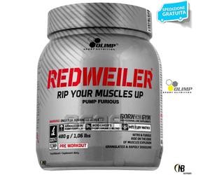 Olimp Redweiler 480 gr. Pre-workout con Beta Alanina Citrullina Arginina