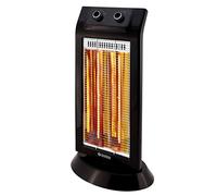 OLIMPIA SPLENDID Stufa elettrica al Carbonio Infrarossi Potenza Max 1100 Watt Oscillante - Carbon Black