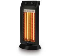 OLIMPIA SPLENDID Stufa elettrica al Carbonio Infrarossi Potenza Max 1100 Watt Oscillante - Carbon Black