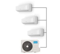 Olimpia Splendid OS-C/SAALH21EIA - Aryal S2 E Trial Inverter 21 (9+9+12), Multisplit Trial, Gas R32, Classe di efficienza A++/A+, Kit Wi-Fi incluso, Pure System, Telecomando, Deumidificatore