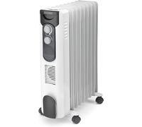 OLIMPIA SPLENDID Radiatore Termosifone Elettrico ad Olio Stufa Portatile Basso consumo 9 Elementi Potenza 2000 Watt con Termostato - CaldoRad 9