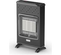 OLIMPIA SPLENDID Stufa a Gas Metano Infrarossi da Parete / Pavimento Ventilata Potenza 4.2 kW colore Nero - 99232 TURBO S1