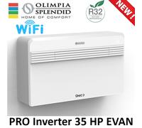 condizionatore olimpia splendid unico pro 35 hp evan 10000 btu r32 inverter a+/a wifi slim