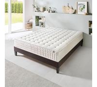 Olimpo Apollon Materasso Poliuretano Cotone Bianco, Bianco, 200 X 160 X 26 cm