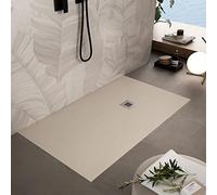 OLIMPO DOCCE - Piatto doccia in marmo resina Crema pietra cemento PLUS - 80x120