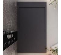 OLIMPO DOCCE - Piatto doccia in marmo resina NERO pietra cemento PRESTIGE - 90x130