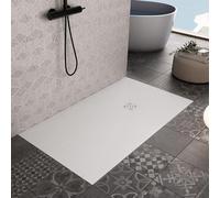 OLIMPO DOCCE - Piatto doccia in marmoresina bianco | Piletta Gratis STAR PASSION - 90x140