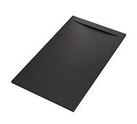 OLIMPO DOCCE - Piatto doccia in marmoresina NERO effetto pietra cemento VINCENT - 80x190