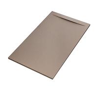 OLIMPO DOCCE - Piatto doccia in marmoresina Tortora effetto pietra cemento VINCENT - 80x160