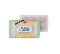 OlimpoFLEX Apollo+Venere | Coppia di Cuscini in Bio Memory Foam 72x42cm Guanciale Ortopedico Antirussamento con Oli Essenziali e Cuscino Antirughe Traspirante con Federe Omaggio - Made in Italy 100%