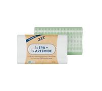 OlimpoFLEX Era+Artemis | Coppia di Cuscini Cervicali in Memory Foam 72x42cm Guanciale Ortopedico Effetto Massaggiante e Cuscino Cervicale Bio e Aloe Vera con Federe Omaggio - Made in Italy 100%