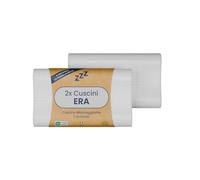 OlimpoFLEX Era | Coppia di Cuscini in Memory Foam Cervicale Ortopedico Effetto Massaggiante da Letto 72x42cm Guanciale Ergonomico e Traspirante con Federe in Omaggio - Made in Italy 100%