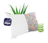 OlimpoFLEX Glauco | Cuscino in Fiocchi di Memory Foam Cervicale Ortopedico da Letto 80x50cm Guanciale Ergonomico e Traspirante con Federe in Omaggio - Made in Italy 100%