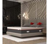 OlimpoFLEX Maragià | Materasso Francese 140x190 in Memory Foam Altezza 30 cm Ortopedico a 3 Strati e 7 Zone con Fodera Sfoderabile e 2 Cuscini Omaggio - Made in Italy 100%