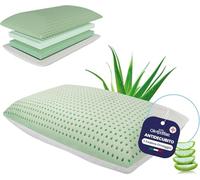 OlimpoFLEX Morfeo | Cuscino in Bio Memory Foam e Aloe Vera Ortopedico da Letto 72x42cm Guanciale Ergonomico e Traspirante con Federe in Omaggio - Made in Italy 100%