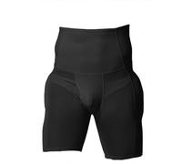OLIns Uomo Pantaloncini Vita Alta Boxer Contenitive Modellante Pancera Contenitiva Vita Alta per Il Controllo della Pancia Intimo Modellante (Color:Black,Size:6XL)