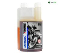 Olio 2 Tempi IPONE Samurai Fragola 1 Litro Moto 100% Sintesi 2T