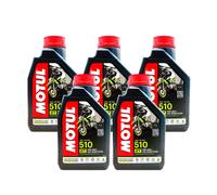 OLIO 2 TEMPI MOTO MOTORE MOTUL 510 MISCELA SCOOTER ROAD OFF ROAD 15 LITRI 15MO10