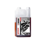 IPONE - Olio Motore Moto 2 Tempi Stroke 2R - 100% Sintetico con Esteri - Altissime Prestazioni - Tanica Dosatrice 1 Litro