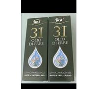 OLIO 31 Just 2 PEZZI Da 75 Ml l'unico ORIGINALE SVIZZERO CON 31 ERBE . Scad 2026