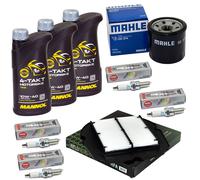 Olio 3L Manutenzione per Suzuki Sfv 650 Gladius 09-16 Set Filtro Aria Candela