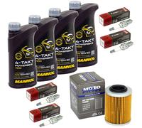 Olio 4L Ispezione per Aprilia RSV 1000 Mille 1998-2000 Set Filtro Candela