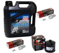 Olio 4L Ispezione per Ducati Paso 750 Sport 906 86-92 Set Filtro Candela